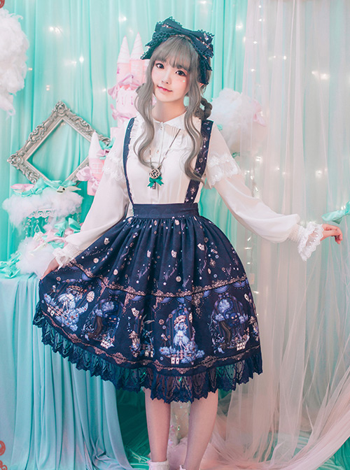 Alice's Dreamland Series Printing Classic Lolita Skirt