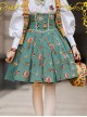 Mechanical Balloon Series High Waist Classic Lolita Fish-bone Skirt