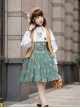 Mechanical Balloon Series High Waist Classic Lolita Fish-bone Skirt