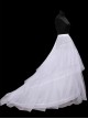 White Big Wedding Dress Trailing Style Petticoat