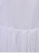 White Big Wedding Dress Trailing Style Petticoat