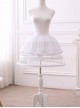 Fish-bone Lolita Four Layers Birdcage Style Skirt Brace