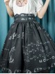 Schrodinger's Cat Series Lace Edge High Waist Classic Lolita Skirt