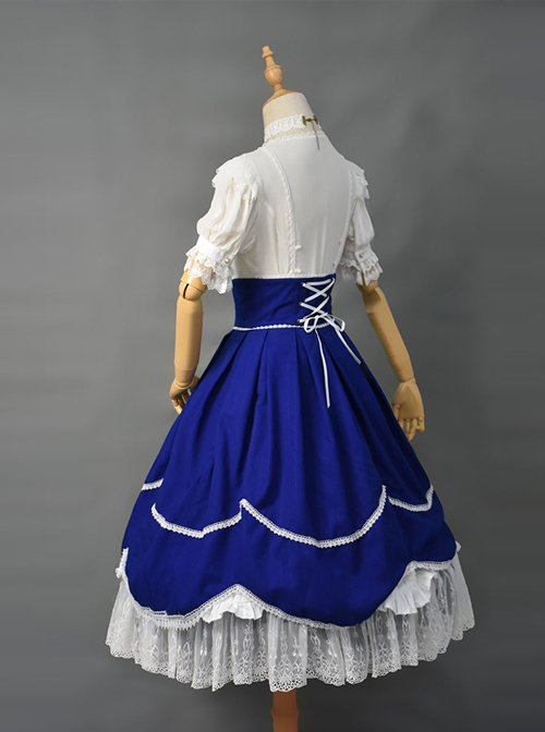 Retro Ruffles Big Hem Classic Lolita Skirt