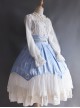 Vintage Palace Style Jacquard Big Hem Classic Lolita Skirt