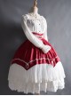 Vintage Palace Style Jacquard Big Hem Classic Lolita Skirt