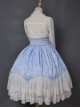 Vintage Palace Style Jacquard Big Hem Classic Lolita Skirt