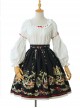 Flowers And Echoes Series Elegant Printing Classic Lolita Skirt