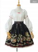 Flowers And Echoes Series Elegant Printing Classic Lolita Skirt