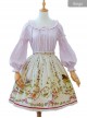 Flowers And Echoes Series Elegant Printing Classic Lolita Skirt