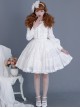 Black Or White Cute Lace Pure Color Classic Lolita Skirt