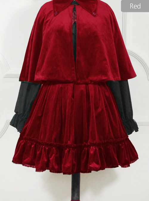 Little Red Riding Hood Series Retro Fairy Style SK Gothic Lolita Skirt