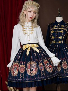 Fog-moon And Crown Series Elegance Classic Lolita Skirt