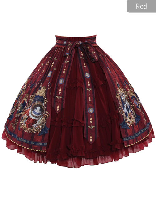 Fog-moon And Crown Series Elegance Classic Lolita Skirt