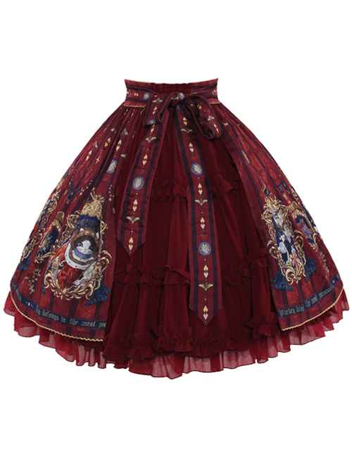 Fog-moon And Crown Series Elegance Classic Lolita Skirt