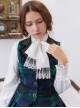 Retro Lapel Classic Lolita Vest And Skirt Set