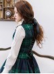 Retro Lapel Classic Lolita Vest And Skirt Set