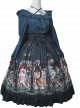 Alice's Christmas Series SK Classic Lolita Black Skirt