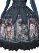 Alice's Christmas Series SK Classic Lolita Black Skirt