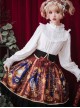 Time Machine Heart Series Printing Retro Classic Lolita Skirt