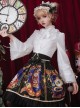 Time Machine Heart Series Printing Retro Classic Lolita Skirt