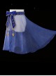 *Star Dream Magic Array* Series Printing Classic Lolita Transparent Organza Skirt