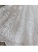 The Poetry Of Roses Series White Daily Lace Yarn Skirt Embroidered Classic Lolita Long Petticoat