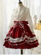 Bellflower Series Bowknot Retro Classic Lolita Skirt