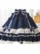 Bellflower Series Bowknot Retro Classic Lolita Skirt