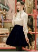 Multicolor Velvet Elegant Classic Lolita Thickening Short Style Skirt