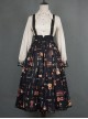 The Sound Of Music Series SK Classic Lolita Shoulder Straps Long Skirt