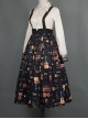 The Sound Of Music Series SK Classic Lolita Shoulder Straps Long Skirt