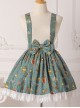 Mechanical Balloon Series Bowknot Sweet Lolita Suspenders Skirt