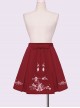 Sakura Rabbit Series Embroidery Sweet Lolita Skirt