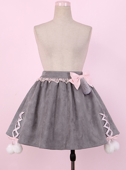 British Shorthair Series Cute Cat Tail Sweet Lolita Skirt