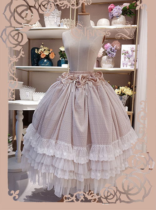 Elegant Adjustable Length Classic Lolita Long Style Petticoat