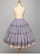 Elegant Bicolor Petticoat Classic Lolita Skirt