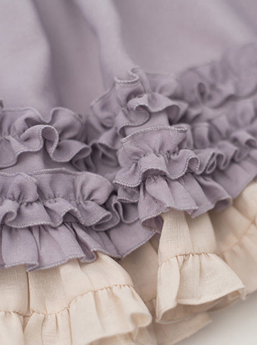 Elegant Bicolor Petticoat Classic Lolita Skirt