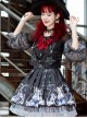Rose Maiden Series SK Black Sweet Lolita Skirt Set