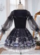 Rose Maiden Series SK Black Sweet Lolita Skirt Set