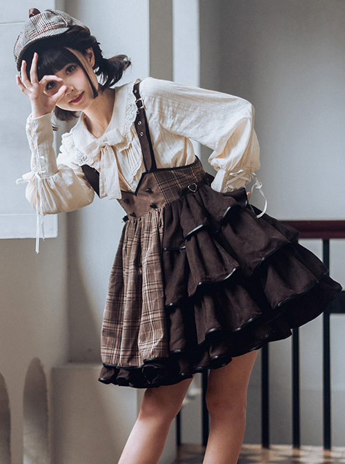 Little Detective Series SK Cute Gothic Lolita Skirt