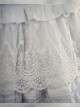 Pure Color Cotton Long Petticoat Classic Lolita Skirt