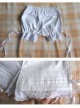 Cotton Pure White Lace Lolita Opaque Bloomers