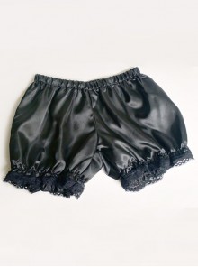 All-match Lovely Girl Black Lace Lolita Bloomers