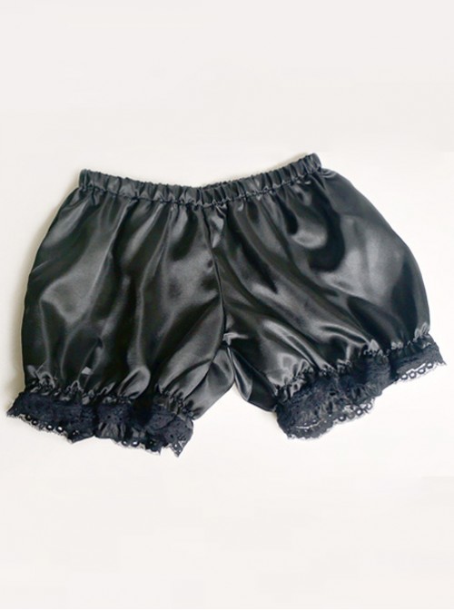 All-match Lovely Girl Black Lace Lolita Bloomers