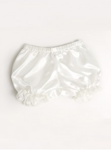 All-match Lovely Girl White Lace Lolita Bloomers