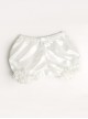 All-match Lovely Girl White Lace Lolita Bloomers