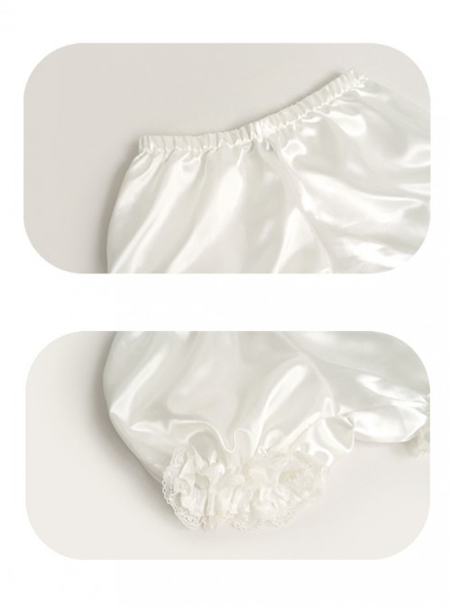 All-match Lovely Girl White Lace Lolita Bloomers