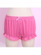 Pure Rose Red Cute Pink Bowknot Sweet Lolita Bloomers