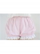 Cute Stripe Lace Sweet Lolita Bloomers